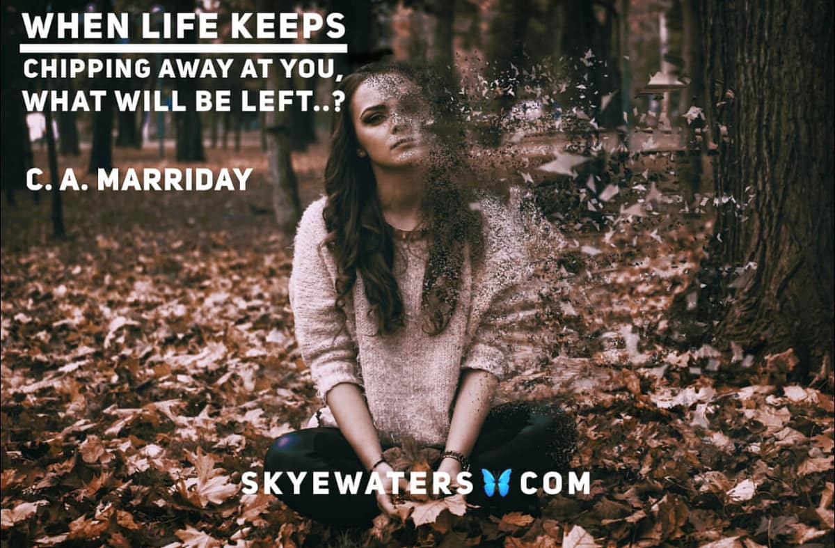 Feels like I’m fading away…