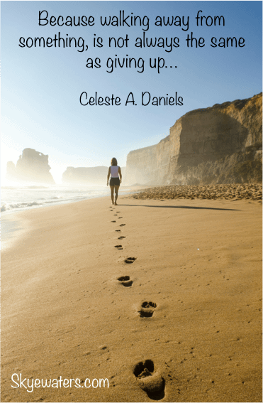 Hydrocephalus : Have you ever felt like you just want to walk away from something, not giving up but just walking away?