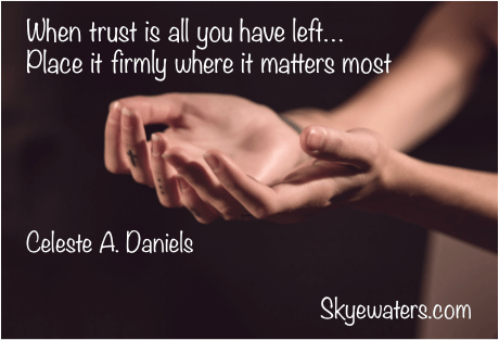 It’s a matter of trust…