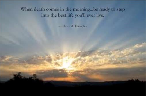When death comes in the morning…