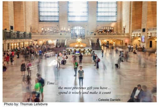 Make time for yourself, your life and your loved ones