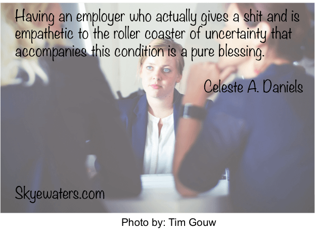 How do you tell your boss that you have Hydrocephalus : Present